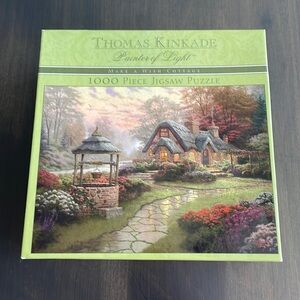 Ceaco Thomas Kinkade Make A Wish Cottage 1000 Piece Jigsaw Puzzle Brand New